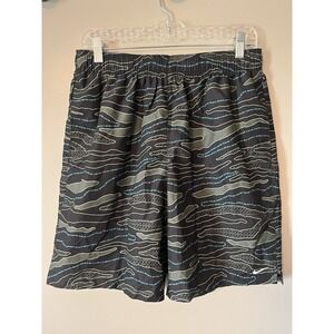 New! Nike Swim Jet Black Swimming Trunks Men's Size Medium NWT